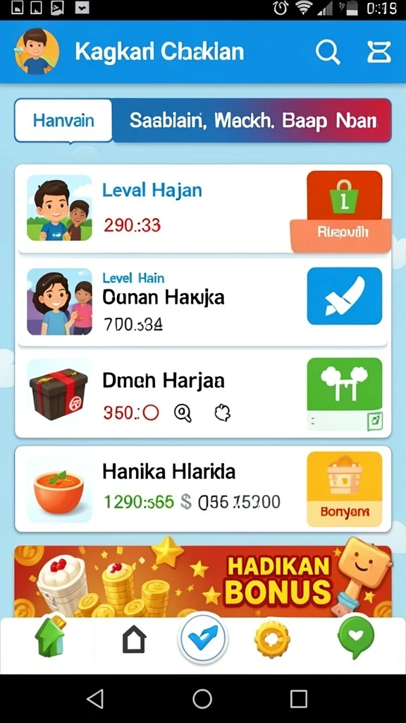 987up - Tampilan antarmuka pengguna yang intuitif dan mudah dinavigasi.