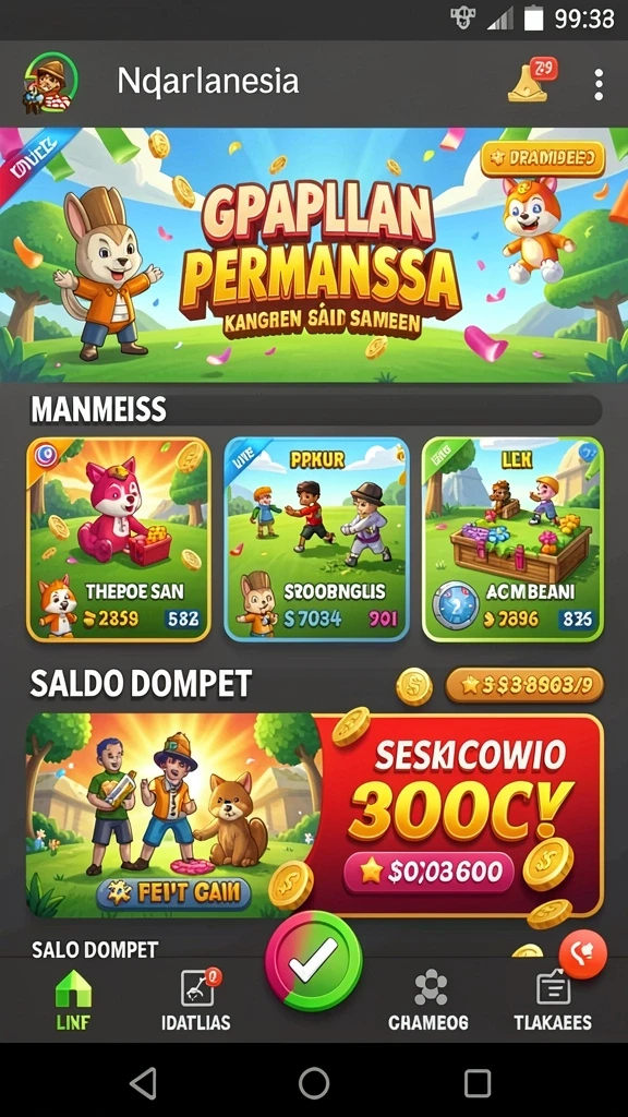 ambyargacor - Tampilan menu utama yang intuitif dan mudah dinavigasi.