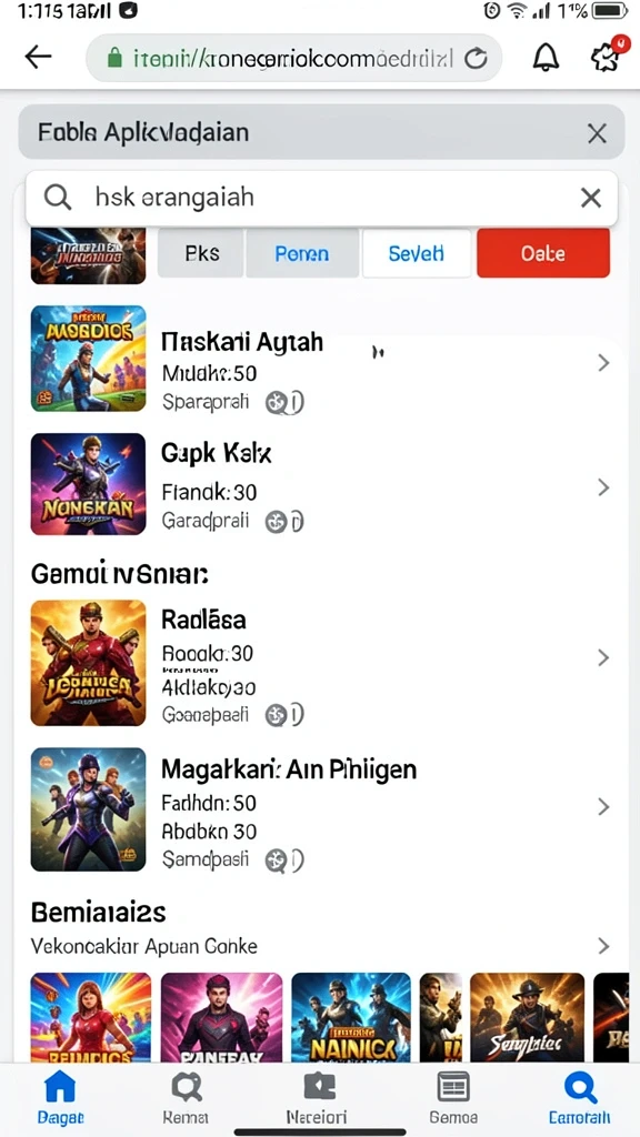 kikototo - Tampilan antarmuka permainan yang menarik.