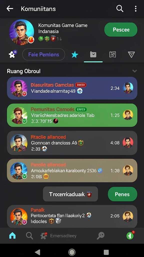 panglima77 - Karakter unik dengan kemampuan khusus.